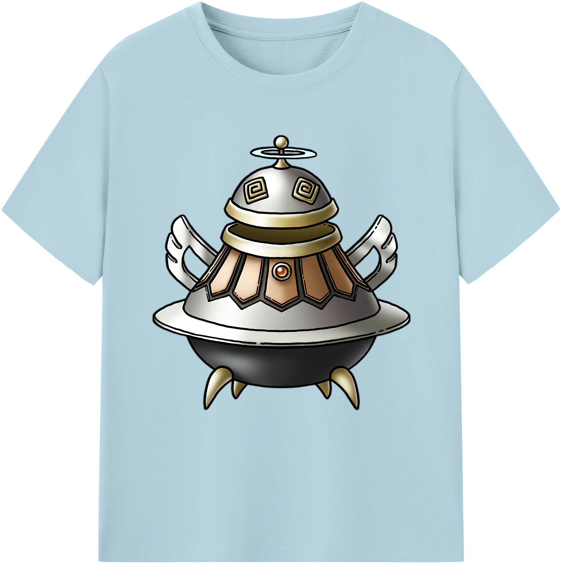 （画像用） ドラゴンクエスト Doragon Kuesuto Dragon Quest 綿100％半袖Tシャツ（フロントプリント）